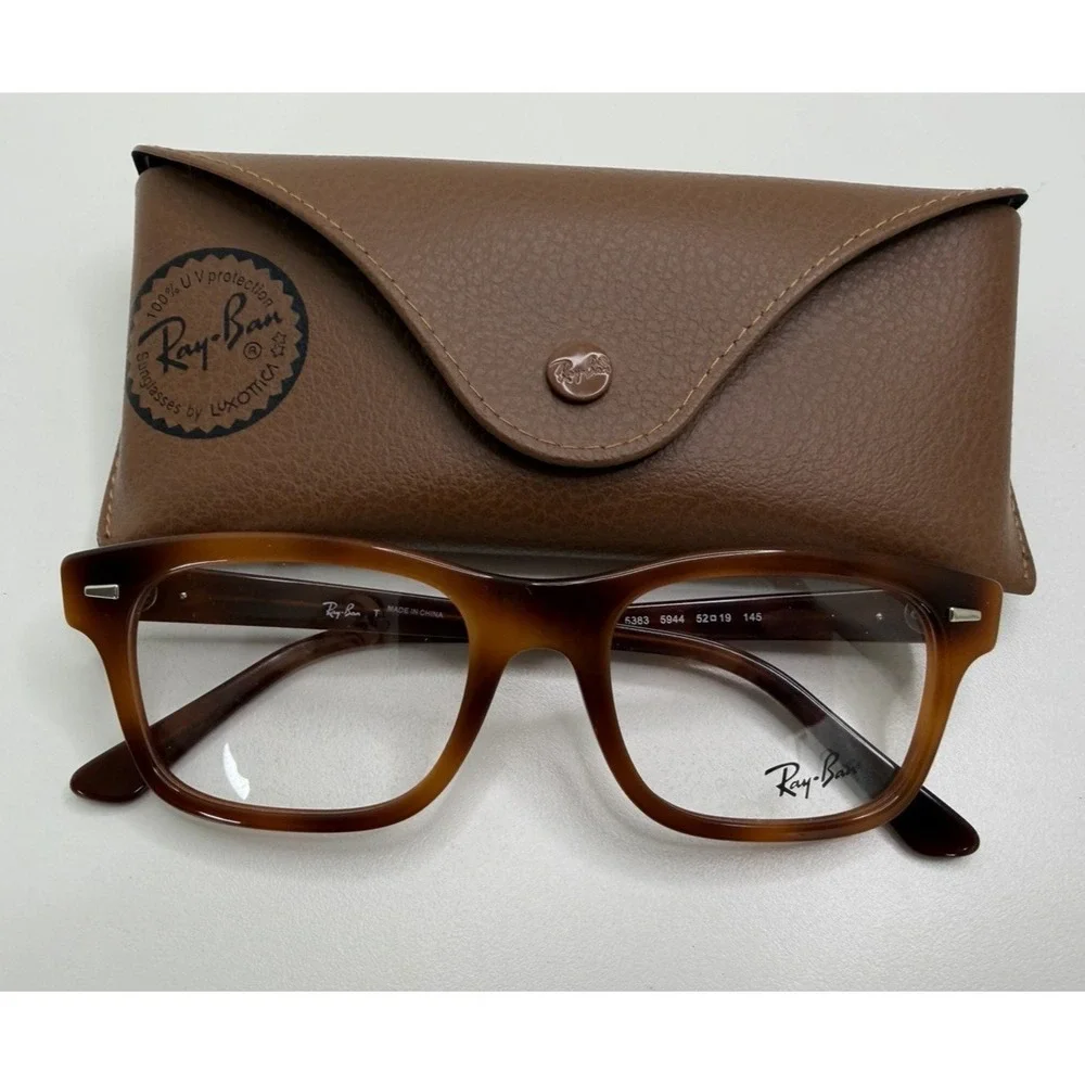 RAY-BAN BURBANK RB 5383 5944 Havana Opal Brown 52-19-145 New